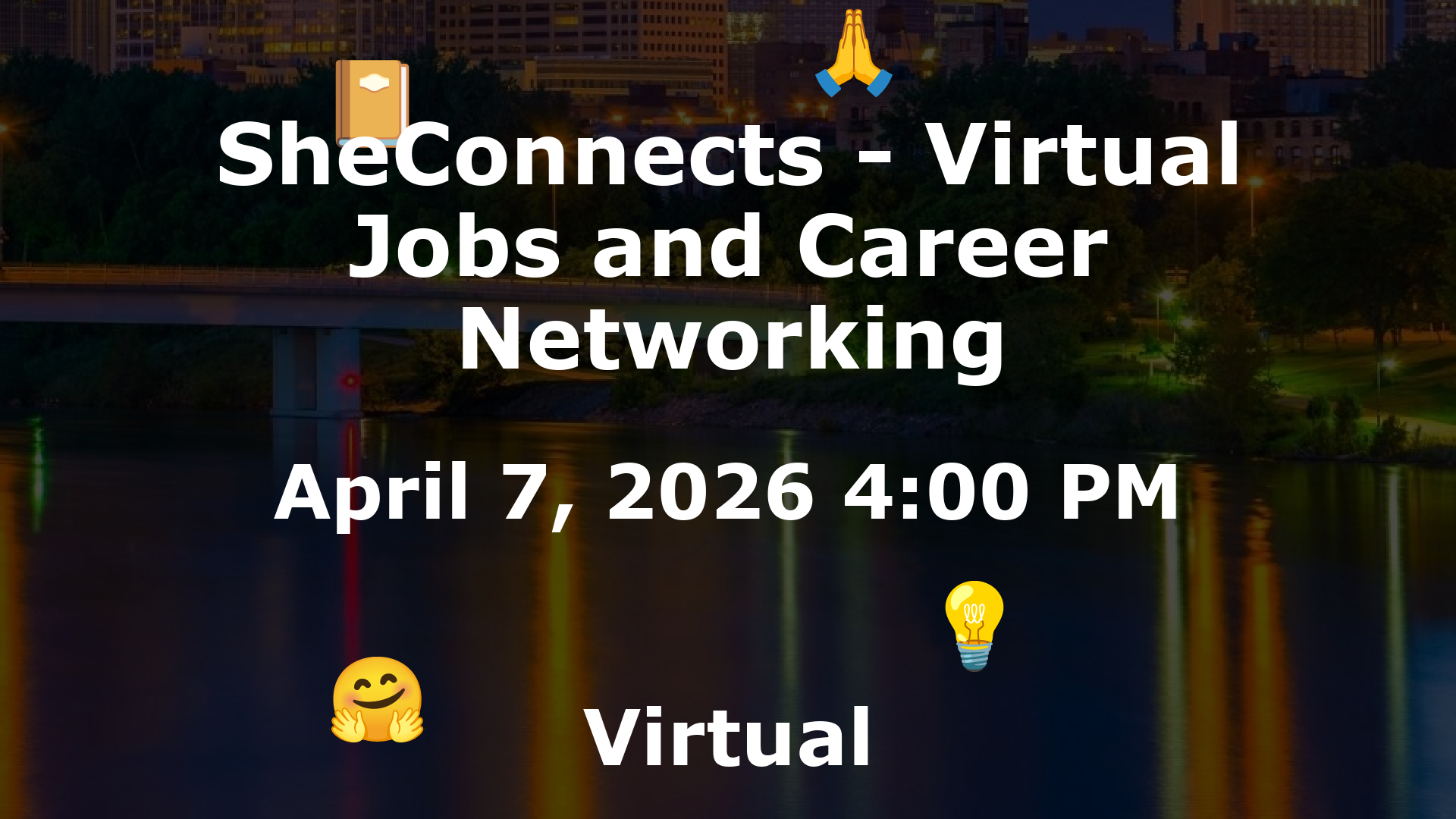 SheConnects - Virtual Jobs and Career Networking event image